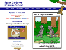 Tablet Screenshot of hagencartoons.com